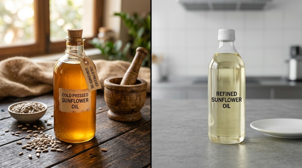Cold Pressed vs Refined Sunflower and Cooking Oils - Dadi Ka Khajana