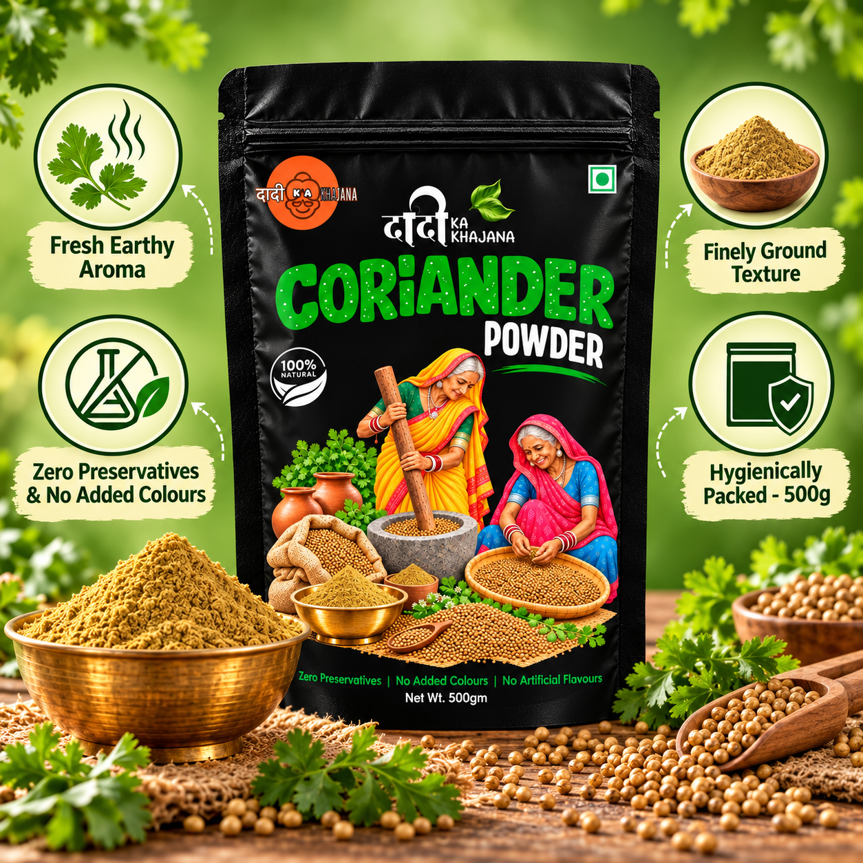 Dadi Ka Khajana Coriander Powder 500g - Benefits