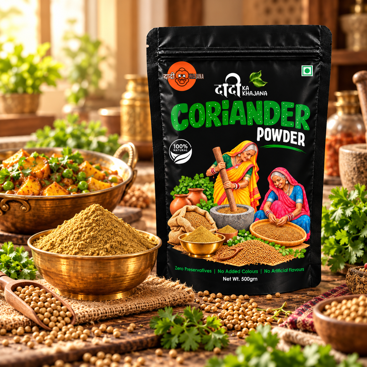 Dadi Ka Khajana Coriander Powder 500g - Lifestyle
